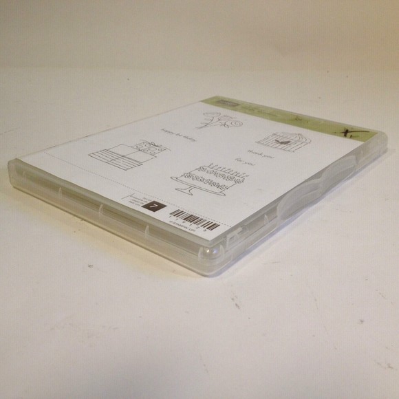 Stampin' Up! Happy Moments Rubber Stamp Set of 7 Tags Retired Sale-A-Bration - Picture 5 of 9